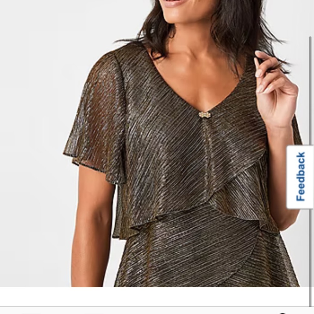 Metallic short dress
